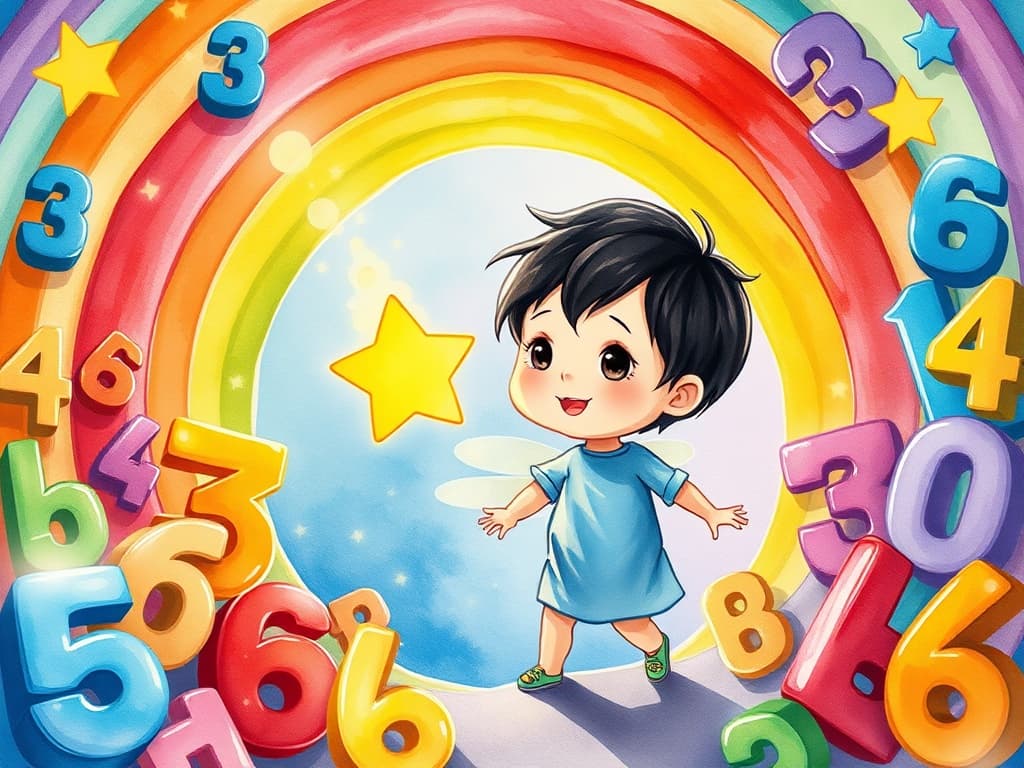 주하와 숫자 친구들의 환상 모험